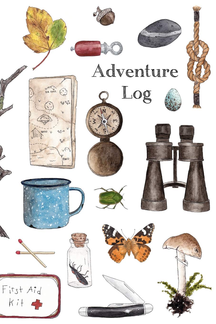 Adventure Log for Kids - Travel Journal & Exploration Diary | Perfect for Family Trips, Camping, and Outdoor Activities