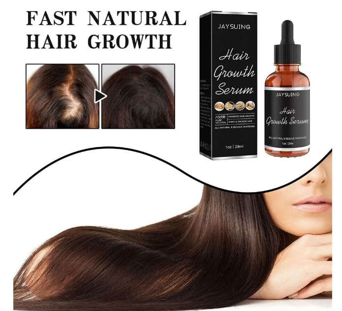 GUDAPATI Hair Growth Serum for Longer & Thicker Hair - Natural Scalp Nourishment & Hair Regrowth Treatment (29ml) - Perfect for Daily Use, Styling & Hair Care Routine