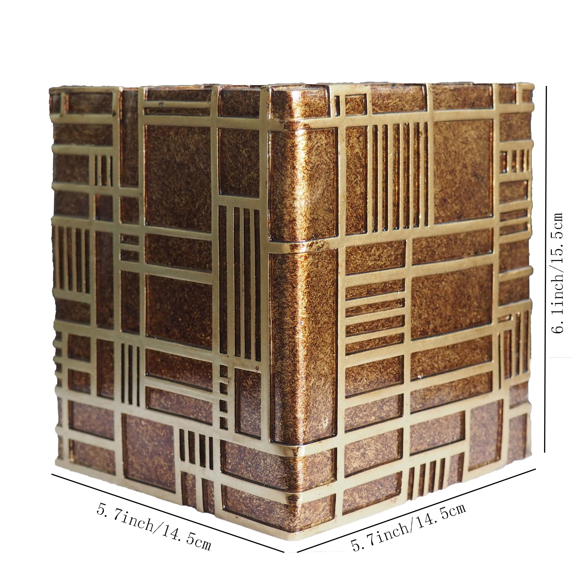 Modern Square Tissue Box Cover Holder - Elegant Bathroom Vanity & Countertop Decor, Stylish Tissue Box Cover for Bedroom, Living Room, and Office Use - Perfect for Home & Office Organization
