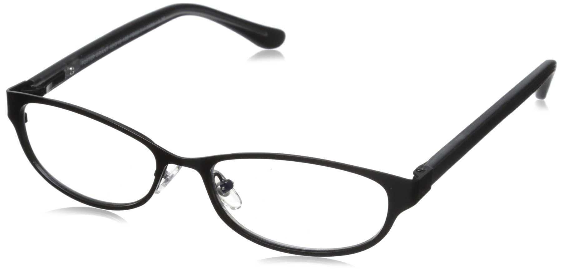 Foster Grant Women's Valerie Oval Reading Glasses +1.50 to +3.50 Strength | Lightweight & Stylish for Reading, Computer Work & Crafts | Fashion Eyewear for Women