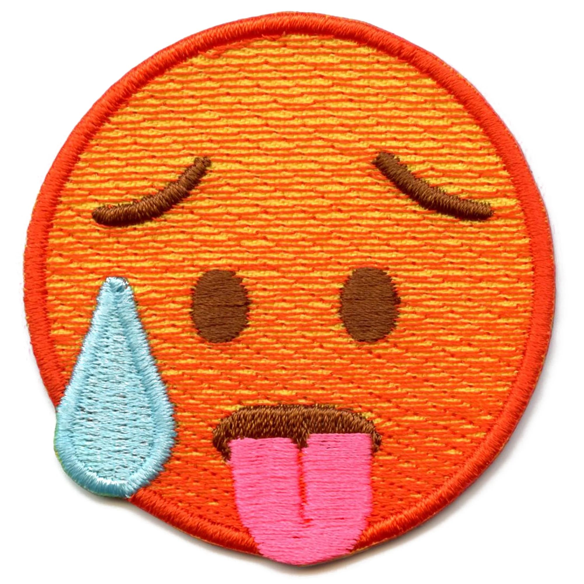 Hot Sweat Patch Keyboard Emoji Embroidered Iron On - Fun DIY Accessories for Clothes, Bags & Hats - Perfect for Cosplay, Gifts & Custom Fashion