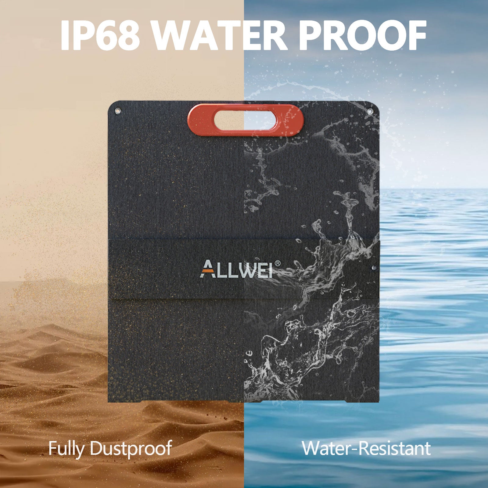 ALLWEI XY 200 200W Solar Panel for PPS1200 & PPS2400 Portable Power Stations - Perfect for Camping, RV Trips & Emergency Power Backup