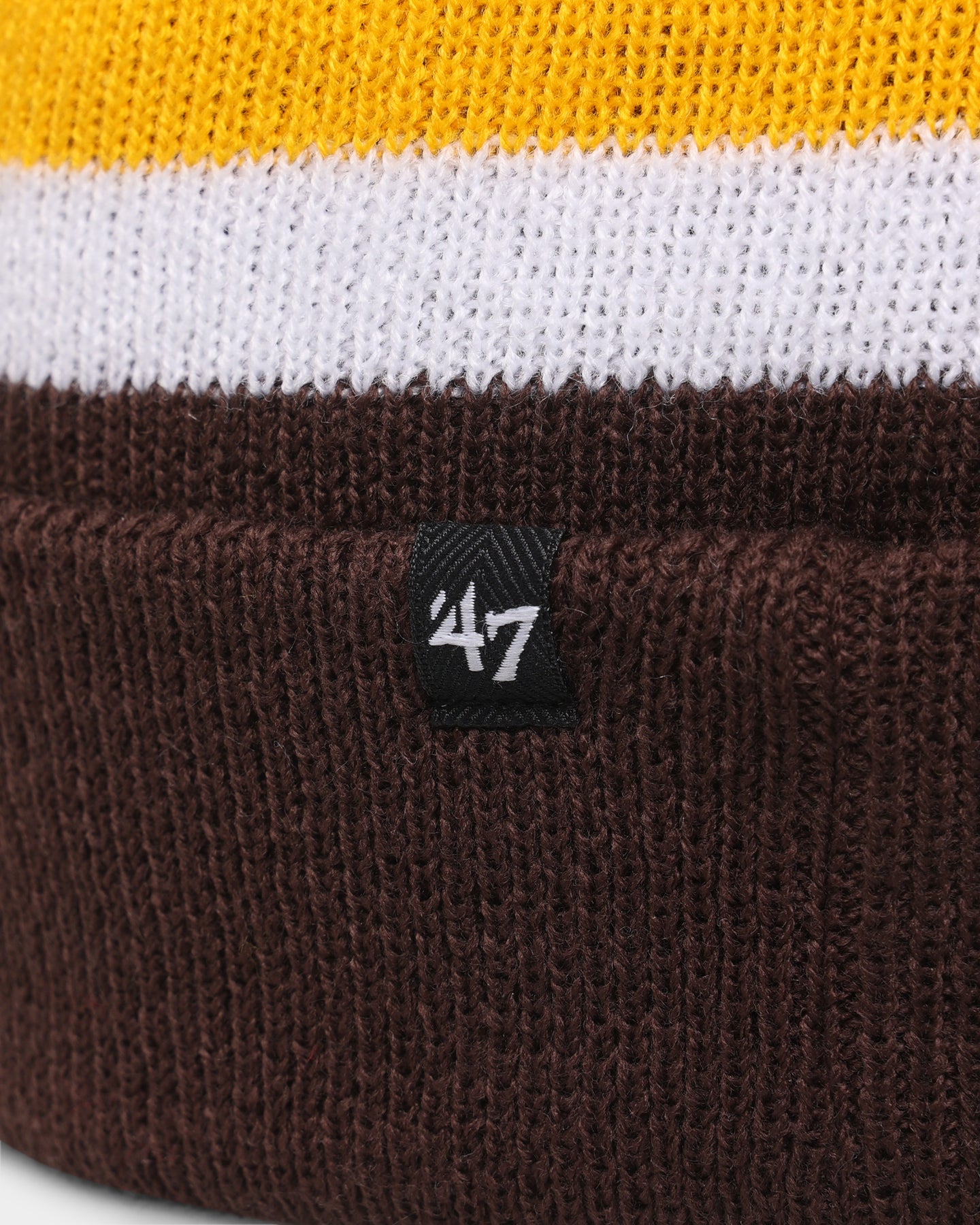 47 Brand San Diego Padres Breakaway Cuff Knit Beanie - Brown MLB Baseball Team Winter Hat for Men & Women - Perfect for Cold Weather, Game Day & Outdoor Activities