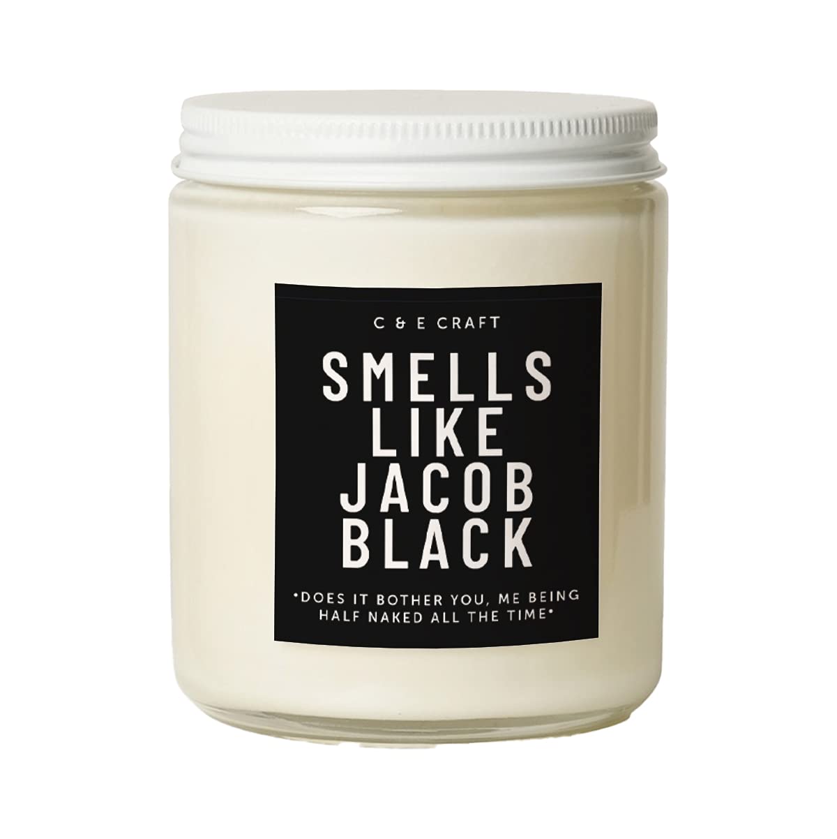 C&E Craft - Twilight Inspired Jacob Black Scented Candle - Flannel Pine Aroma | Romantic Gift for Her | Home Decor, Meditation & Relaxation