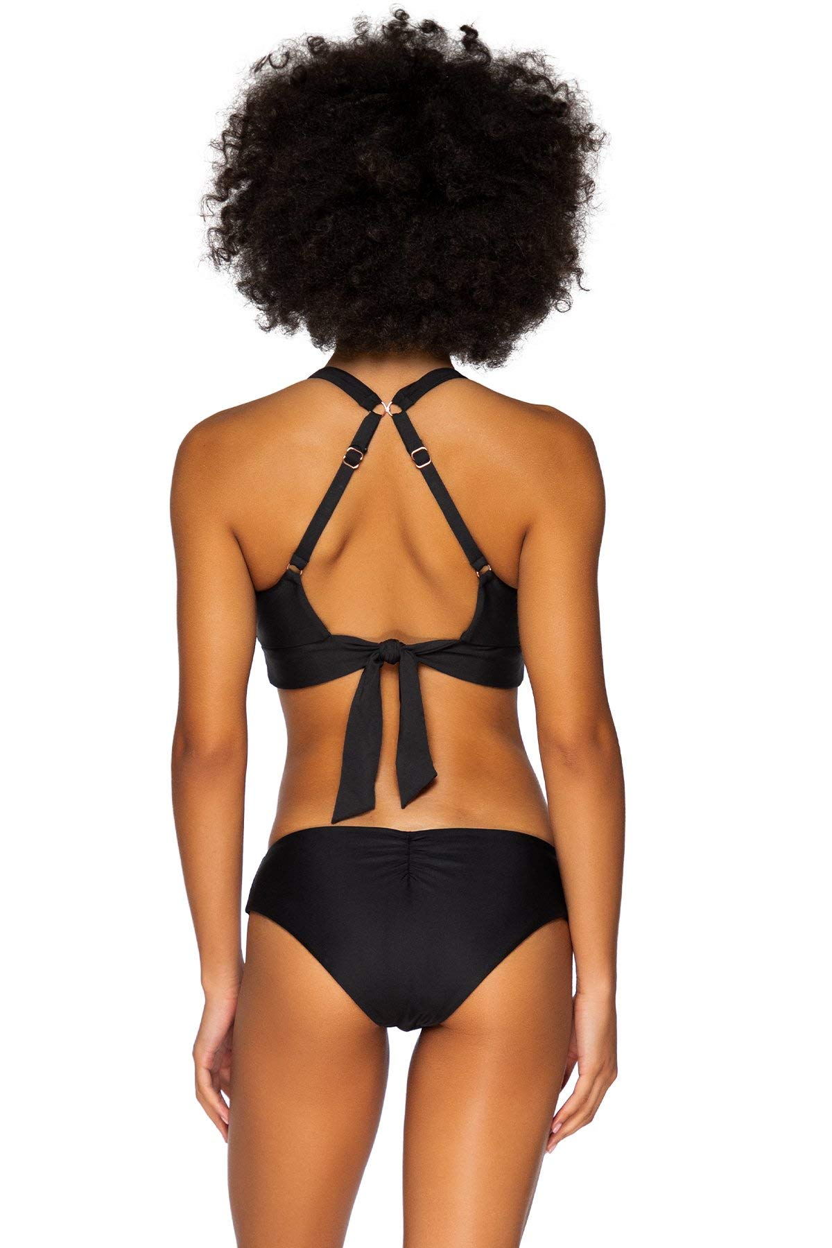 Hazel Hipster Women's Swimsuit Bikini Bottom - High Waisted Swimwear for Women, Comfortable Beachwear for Summer Vacation & Pool Party