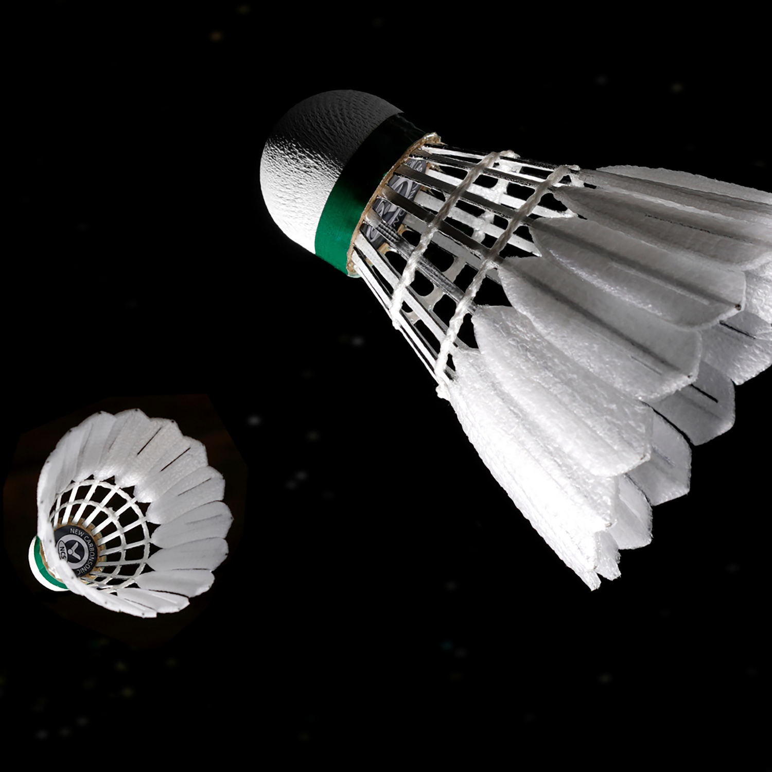 Victor New CarbonSonic 2.0 Badminton Shuttlecocks NCS 2025 (6 Pack) - Premium Feather Shuttlecocks for Professional Training & Tournament Play