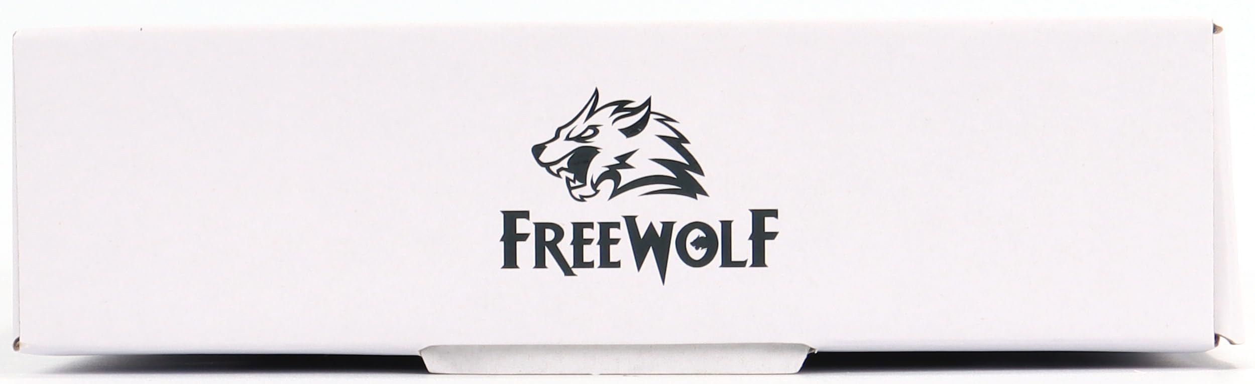 FREEWOLF K8 Wireless Mechanical Gaming Keyboard - Hot Swappable RGB Backlit, Red Switches, Bluetooth 5.0/2.4Ghz/USB-C Tri-Mode, 4000mAh Battery, US Layout for Mac/Windows (Grey/Orange) - Perfect for Gaming, Office Work & Typing Enthusiasts