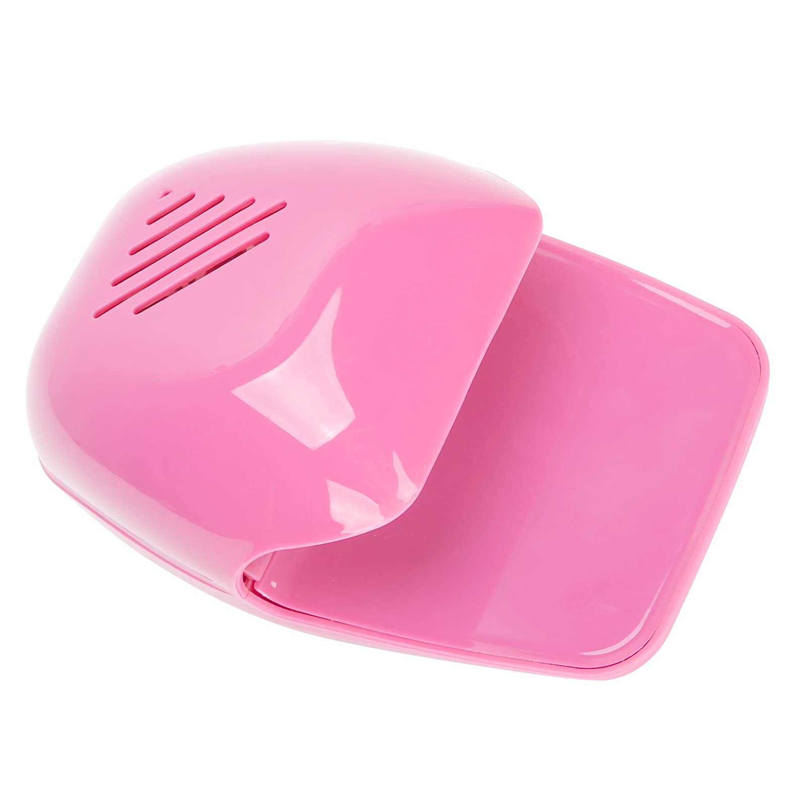 Portable Mini UV Nail Polish Gel Dryer with Fan & LED Light - Fast Drying Blower Tool for Regular & Gel Polish - Perfect for Girls, Women & Kids (Pink) - Home Use & Salon Nail Care