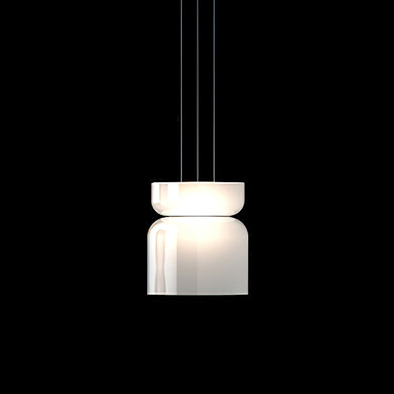 Modern Alba LED Glass Pendant Light - Dimmable Hanging Fixture for Kitchen Island, Dining Room & Bedroom Lighting | Energy Efficient & Stylish Home Decor