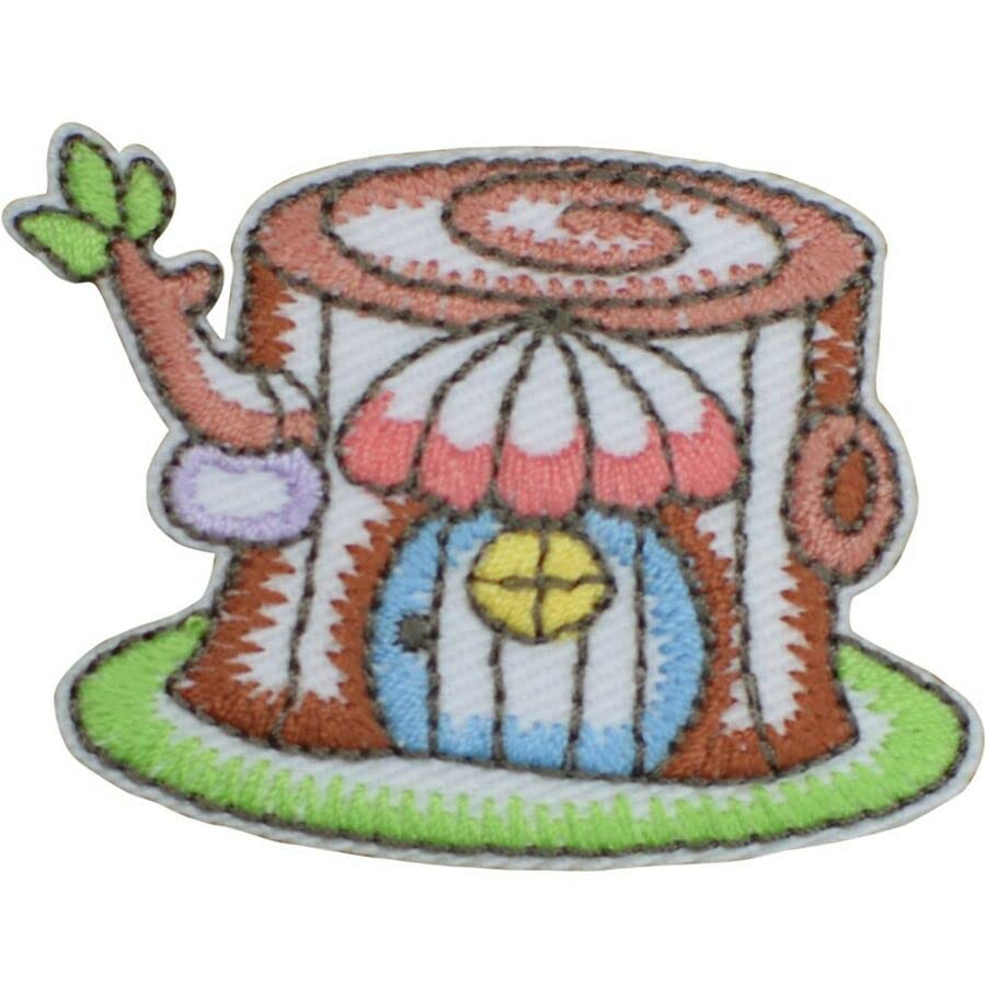 Tree Stump Applique Iron On Patch - 2