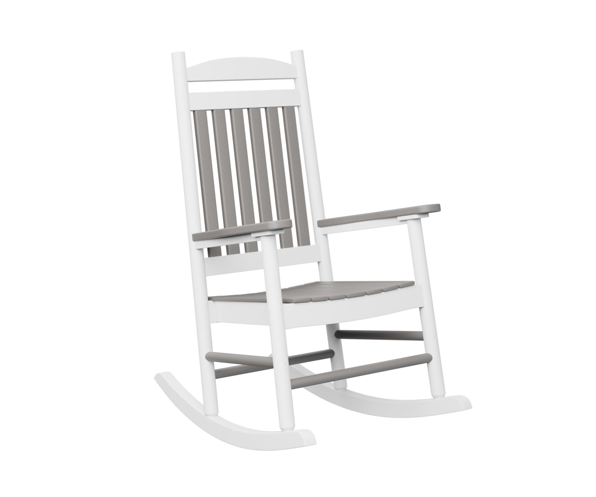 Berlin Gardens Porch Rocker - Classic Wooden Rocking Chair for Outdoor Patio, Garden & Front Porch - Perfect for Relaxing, Reading & Enjoying Nature
