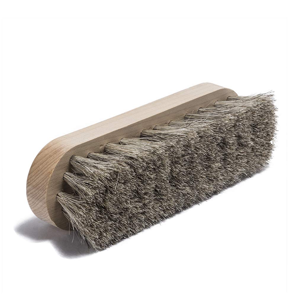 Premium Horsehair Cleaning Brush for Straw Hats - Gentle Hat Care Tool for Fedoras, Cowboy & Sun Hats - Perfect for Outdoor Events, Travel & Fashion Accessories