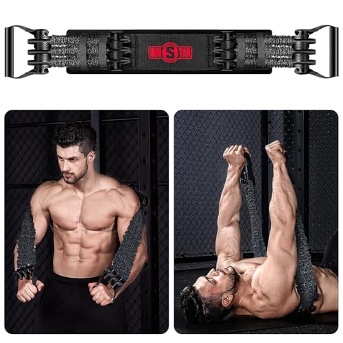 Men|198LB 6 Rope|3 Resistance Levels-Black