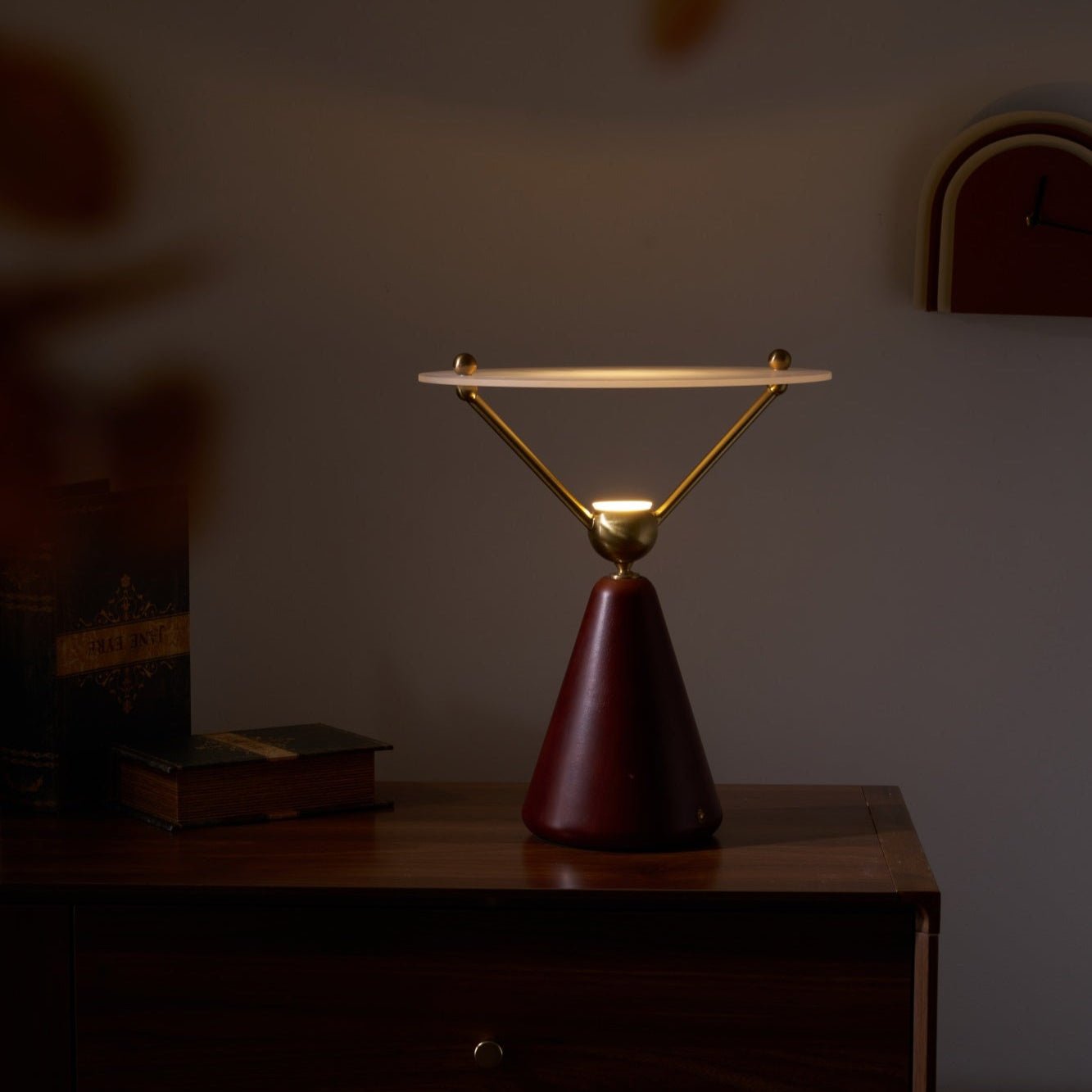 Equoray Modern LED Table Lamp - Adjustable Brightness, USB Charging Port, Touch Control for Bedroom, Office & Living Room - Perfect for Reading, Working & Relaxing