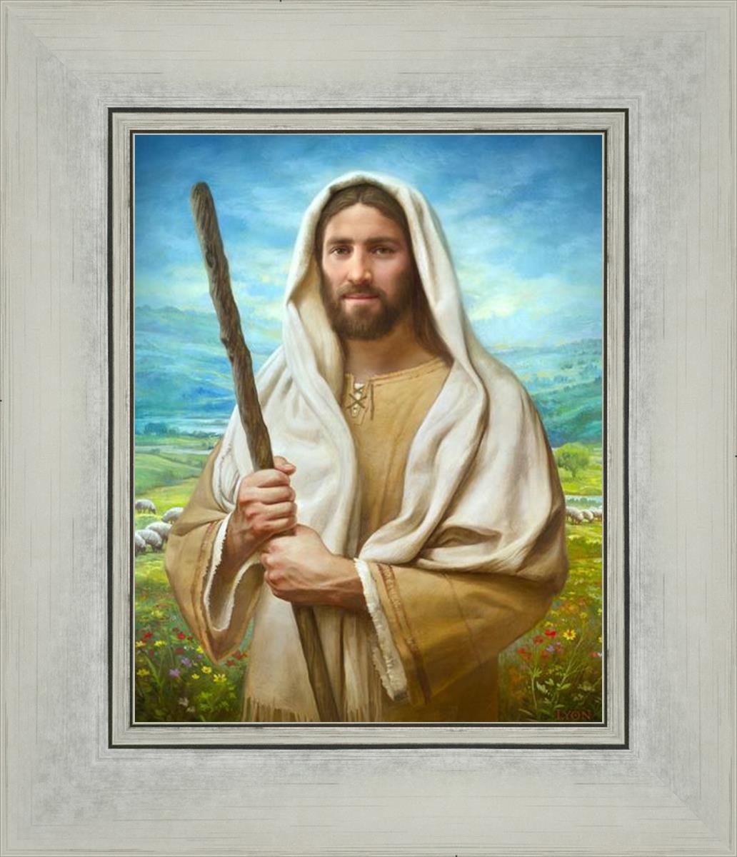 Feed My Sheep by Howard Lyon - Inspirational Christian Art Print for Home, Office & Church Decor - Perfect for Gifts & Spiritual Encouragement