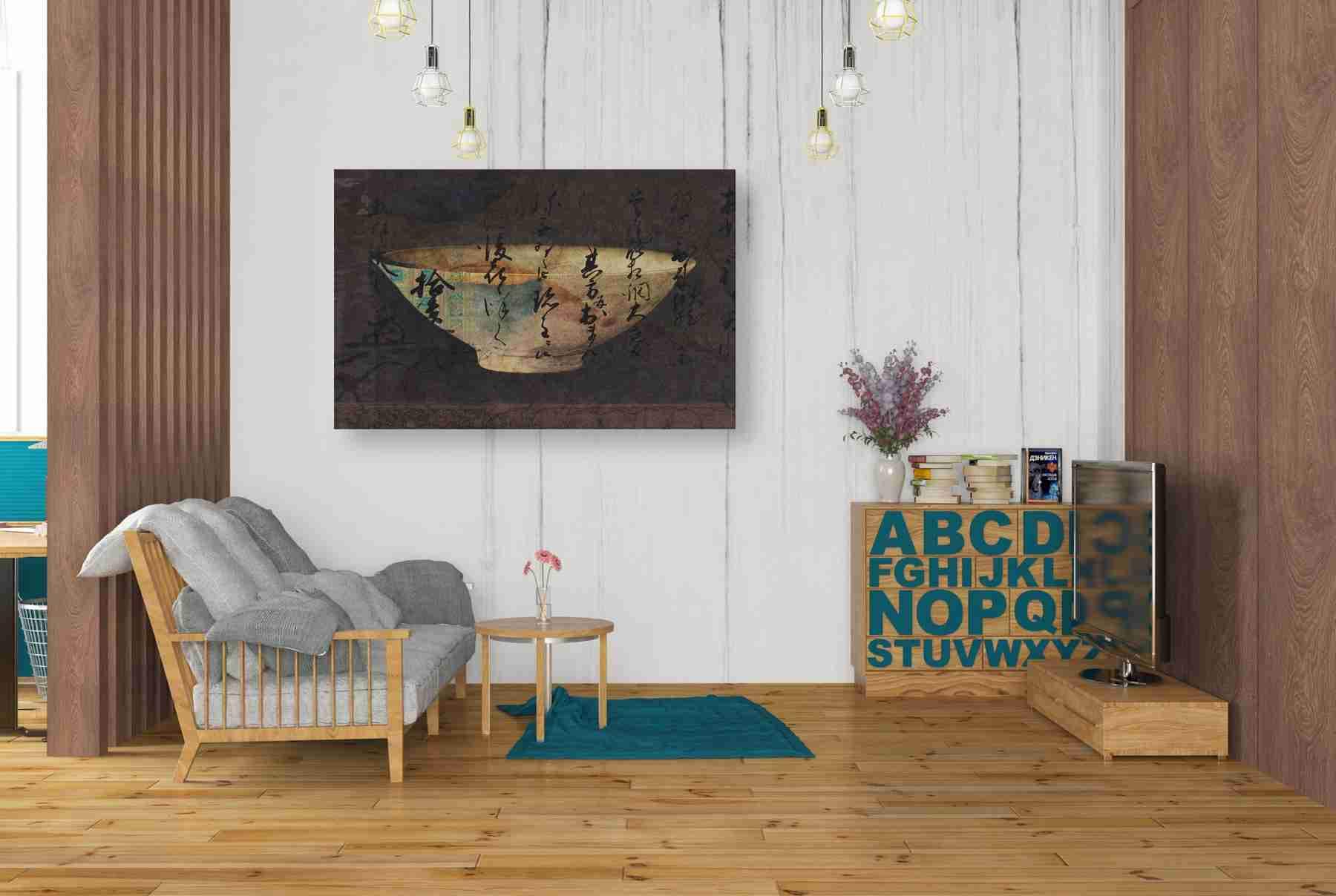 Elena Ray 'Art of Receiving' Canvas Wall Art - 26x40 Inches - Modern Home Decor for Living Room, Bedroom & Office