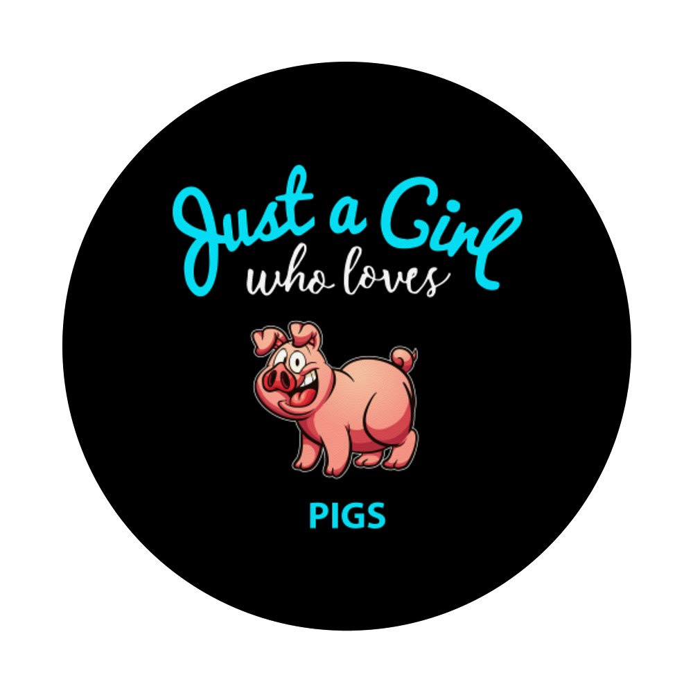 Cute Pig Phone Grip for Girls & Kids - PopSockets Stand for Phone & Tablet | Perfect for Selfies & Gaming
