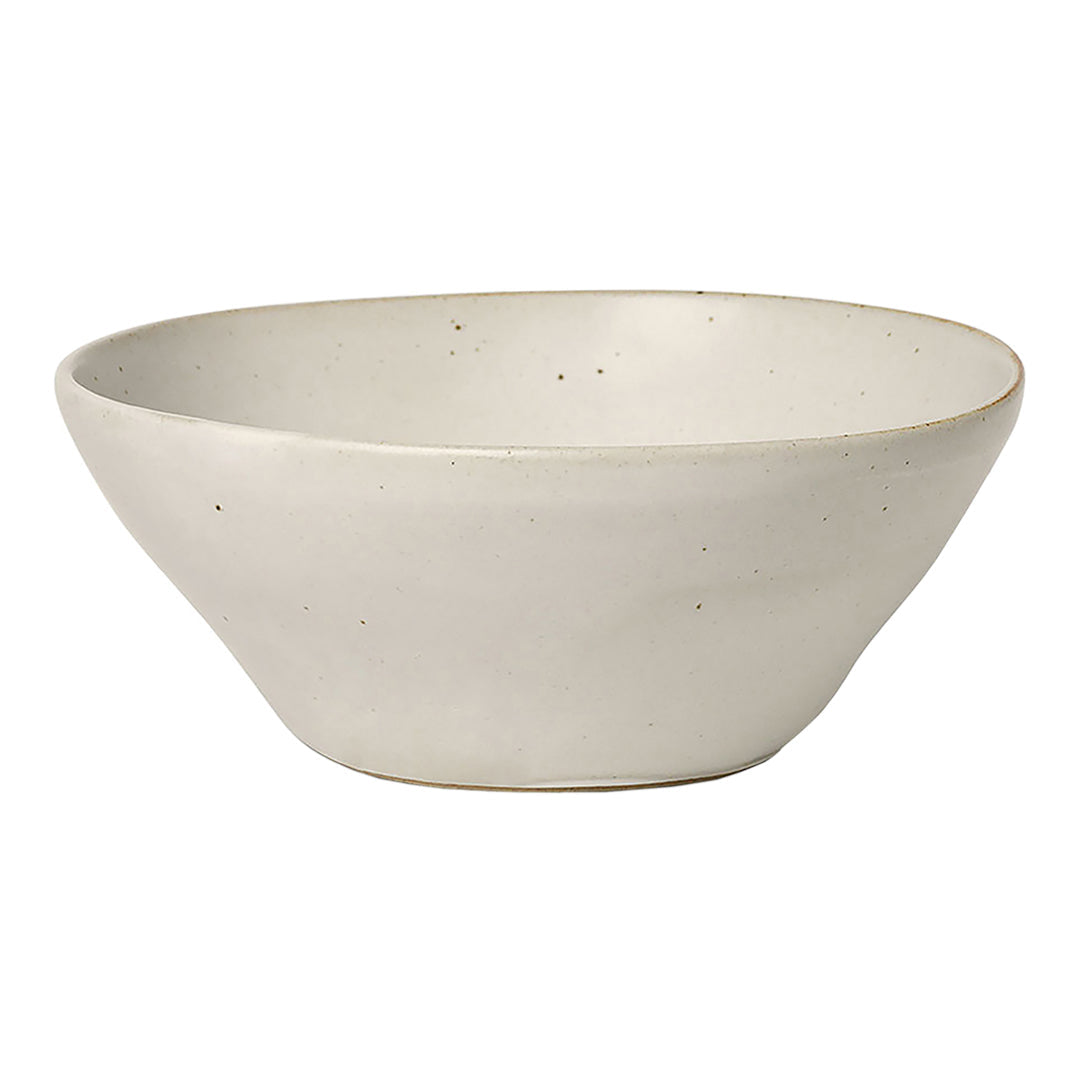 Ferm Living Flow Bowl - Minimalist Ceramic Serving Bowl for Salads, Snacks & Desserts | Perfect for Dining, Entertaining & Home Decor