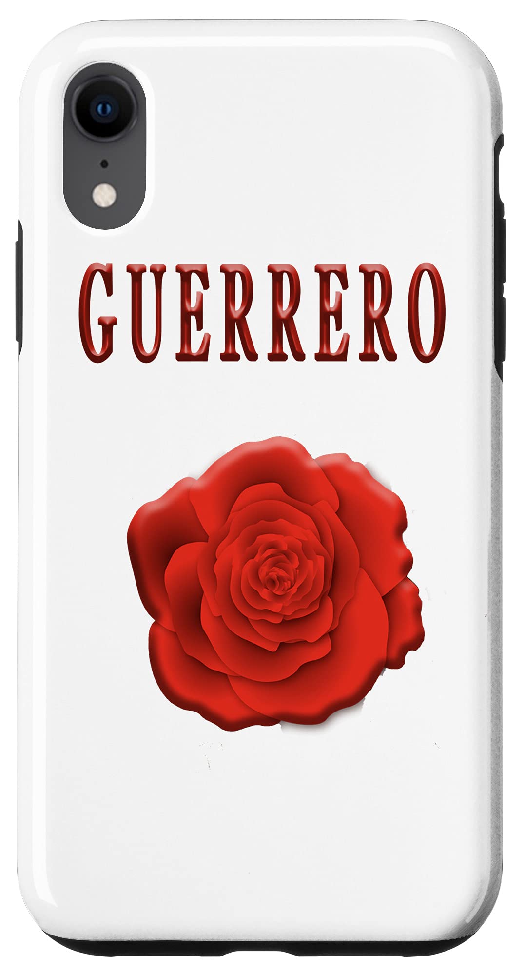 iPhone XR Phone Case - Guerrero Red Rose Mexican Design, Durable Protective Cover | Perfect for Everyday Use, Travel & Gift Giving