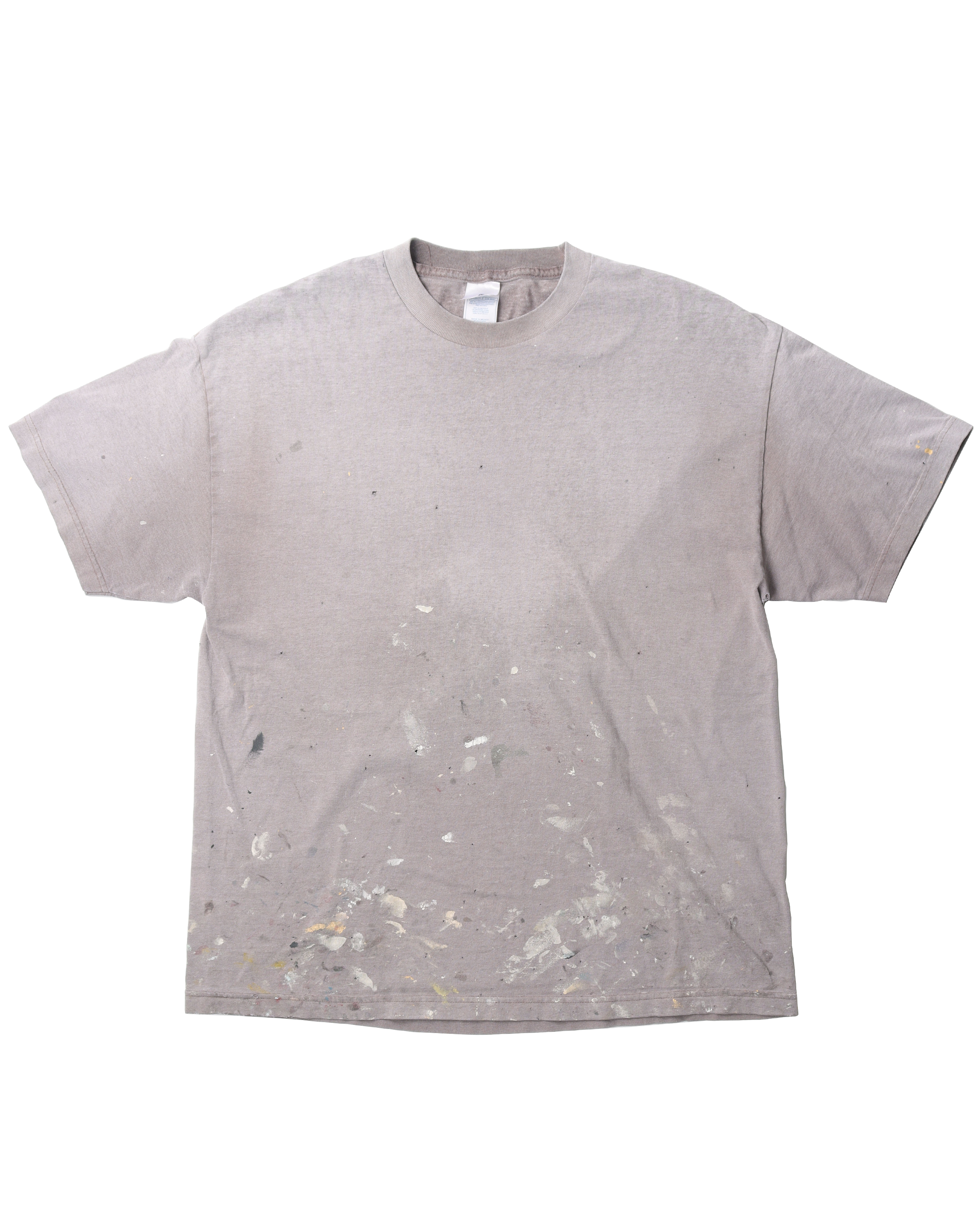 Vintage 1990s Faded Blank Painter Graphic T-Shirt - Retro Distressed Cotton Tee for Men & Women - Perfect for Casual Wear, Street Style & 90s Themed Parties