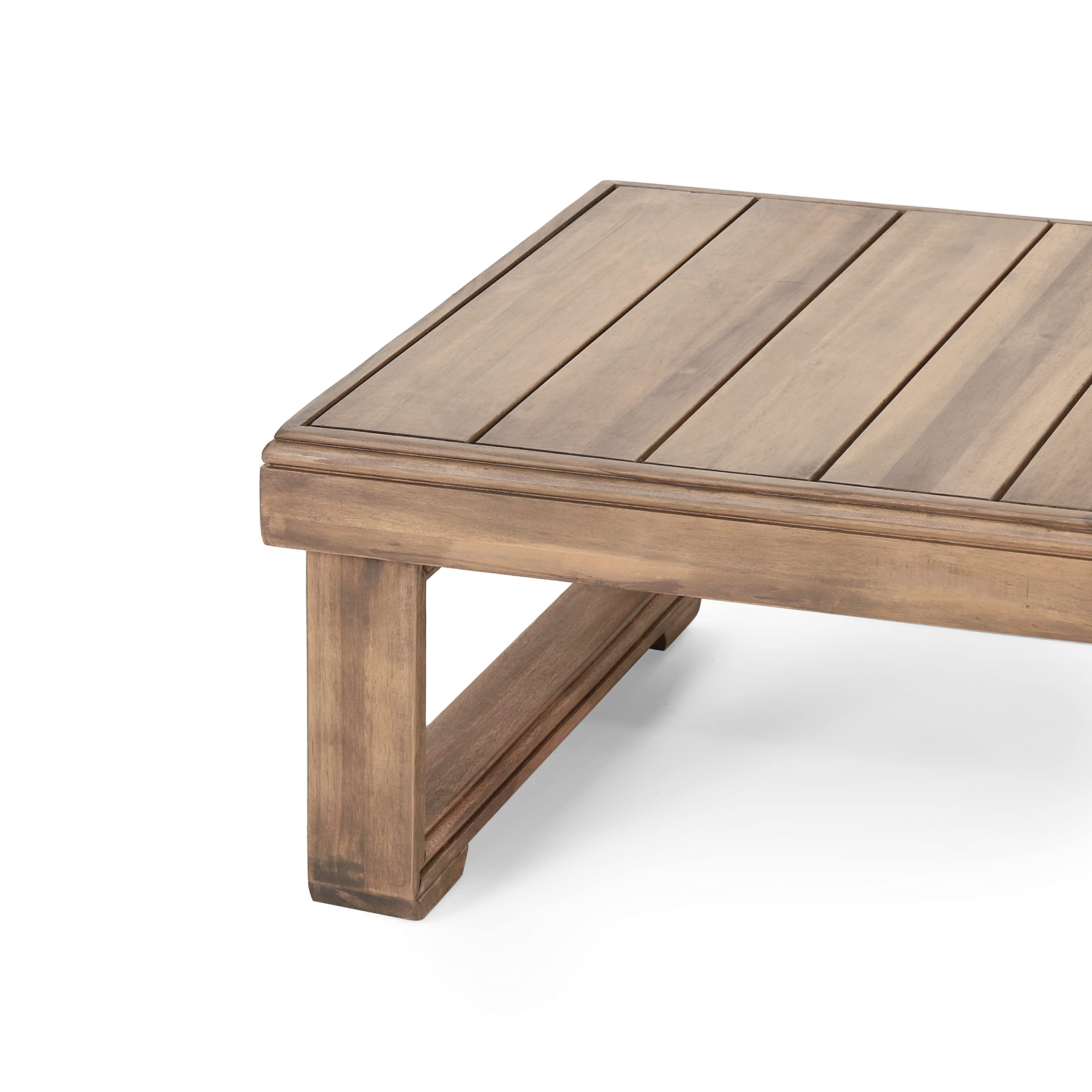 Christopher Knight Home 317096 Westchester Coffee Table - Brown Wash Finish, Modern Farmhouse Living Room Furniture for Small Spaces & Apartments