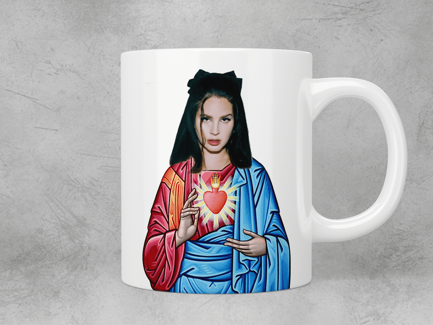 Saint Lana Del Rey Coffee Mug - Vintage Inspired Ceramic Cup for Tea & Hot Drinks - Perfect Gift for Music Fans & Home Decor