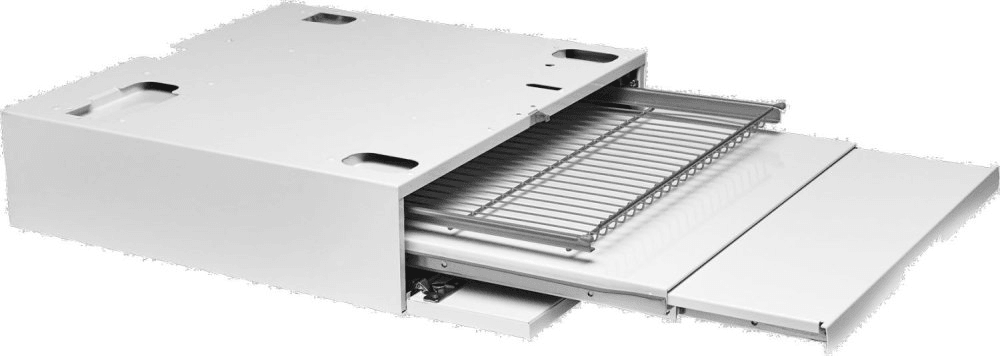 Asko HDB1153W White Double Shelf - Durable Kitchen Storage Organizer for Pantry, Bathroom & Laundry Room