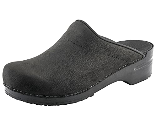 Sanita Men's Karl Professional Clog - Slip-Resistant Work Shoes for Chefs, Nurses & Healthcare Workers - Comfortable & Durable Kitchen & Hospital Footwear