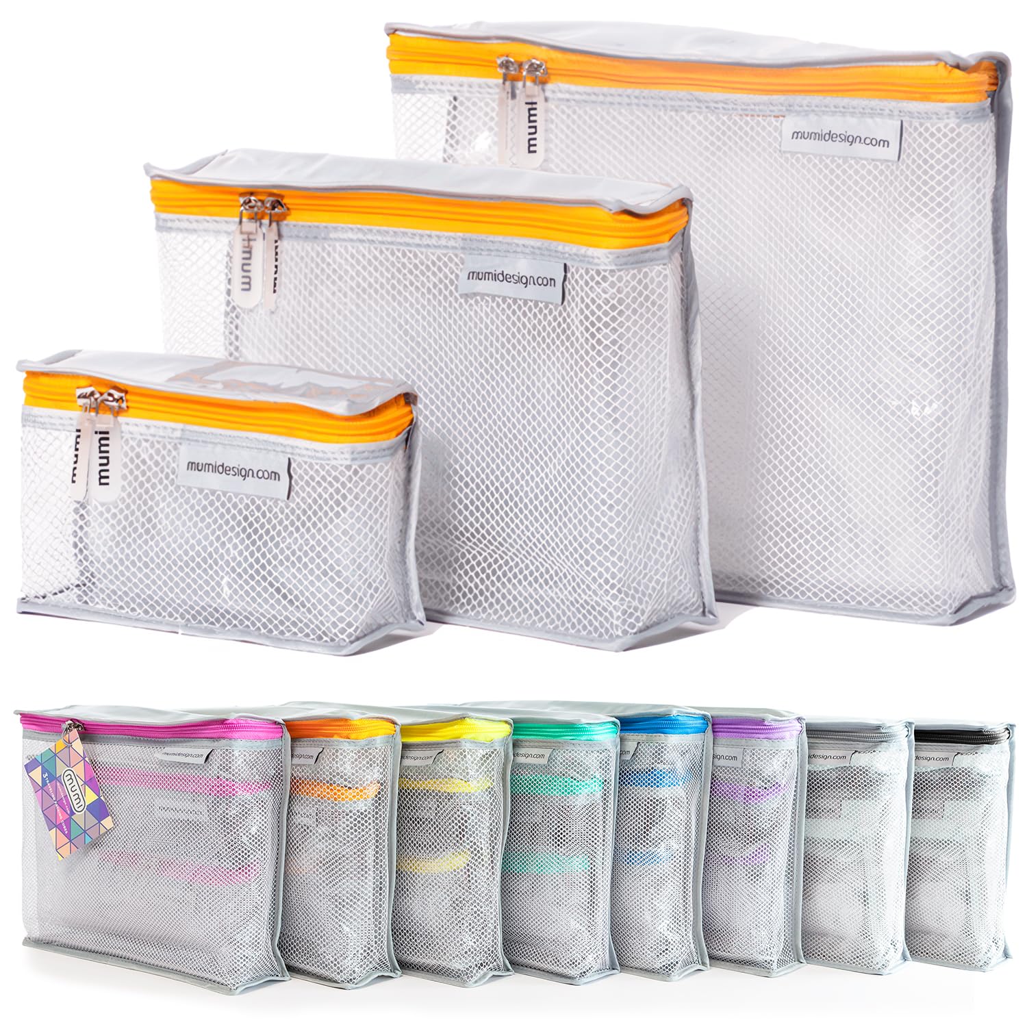Water-Resistant Travel Toiletry Bag Set of 3 - Portable Organizer for Toiletries, Makeup & Shaving Essentials - Perfect for Men & Women Traveling, Camping & Gym Essentials