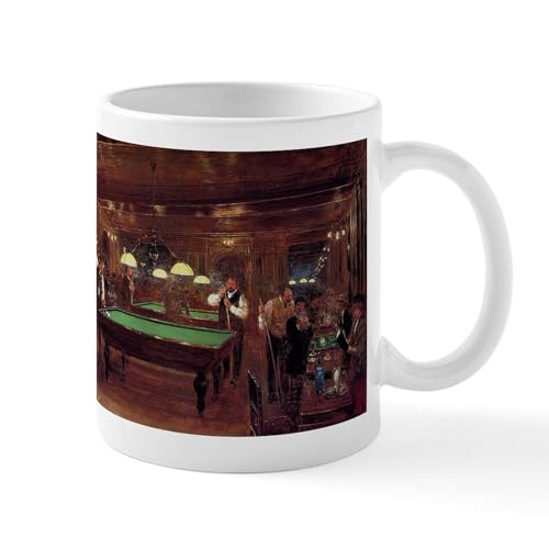 White - Billiards Art Mugs