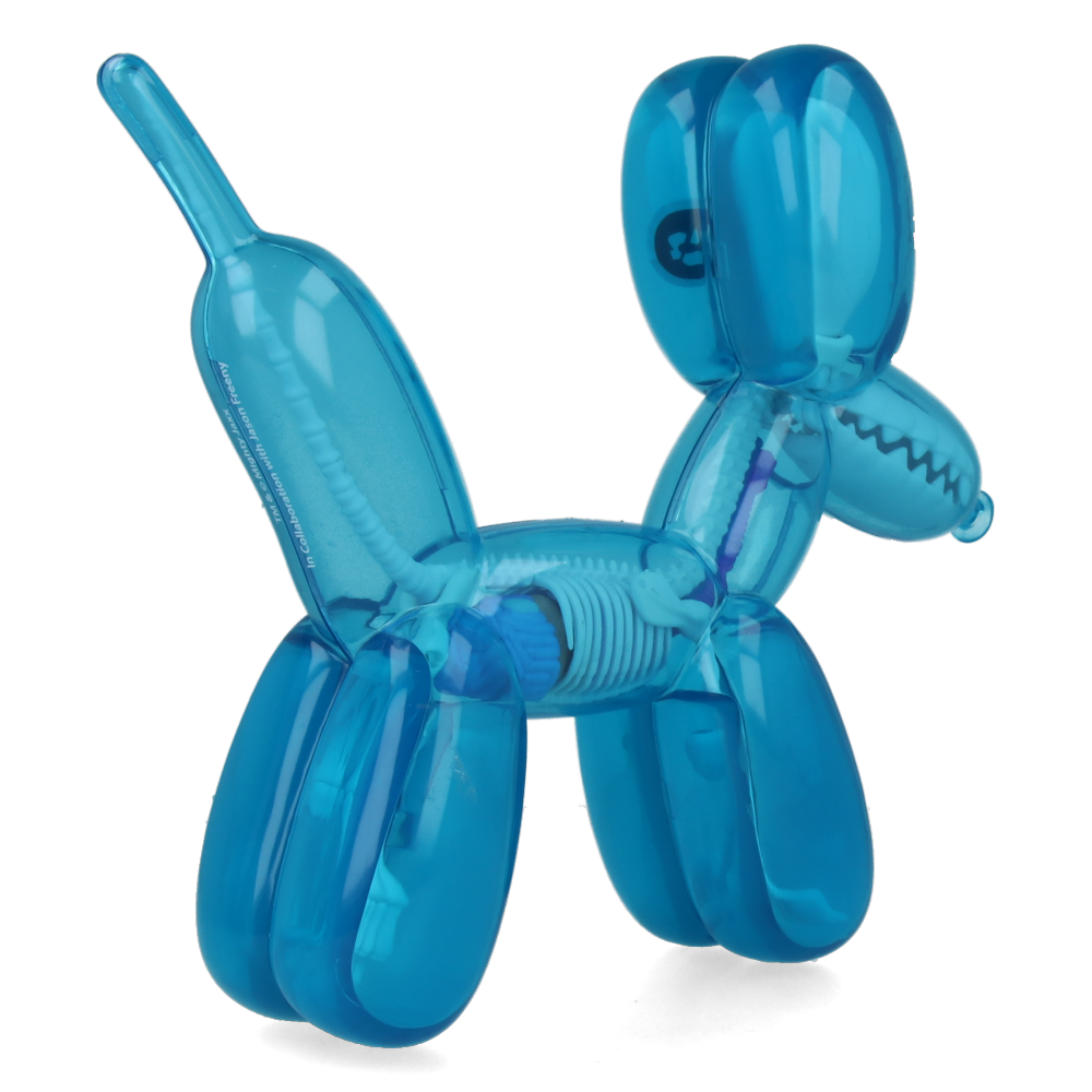 Jason Freeny Sky Blue Anatomy Balloon Dog Sculpture - Unique Art Toy for Home Decor, Office Display & Pop Art Collectors