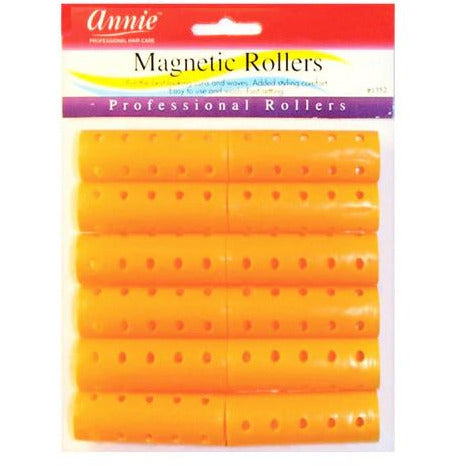 ANNIE Magnetic Rollers #1352 - Professional Hair Styling Tools for Curls & Waves | Perfect for Home & Salon Use