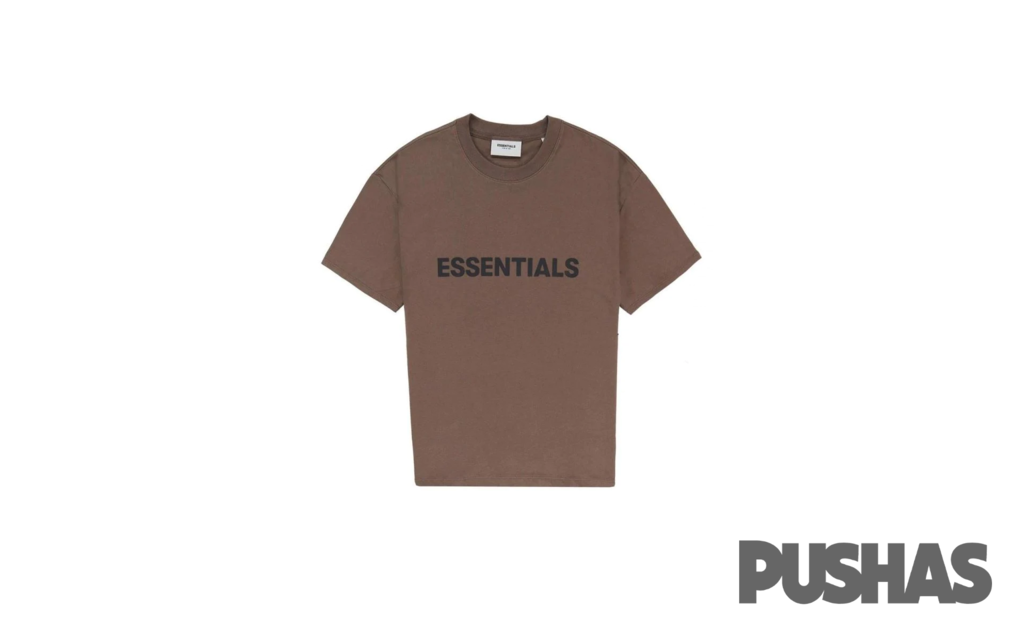 Essentials x SSENSE Boxy T-Shirt with Applique Logo 'Rain Drum' (2020) - Streetwear Fashion for Men & Women | Perfect for Casual Outfits, Urban Style & Everyday Wear