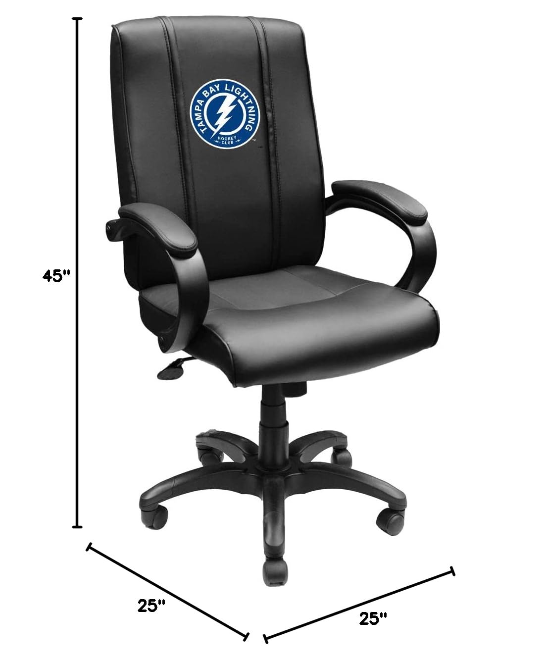 Tampa Bay Lightning Alternate Logo Office Chair - Ergonomic Desk Chair for Home & Office - Perfect for Gaming, Work, and Sports Fans