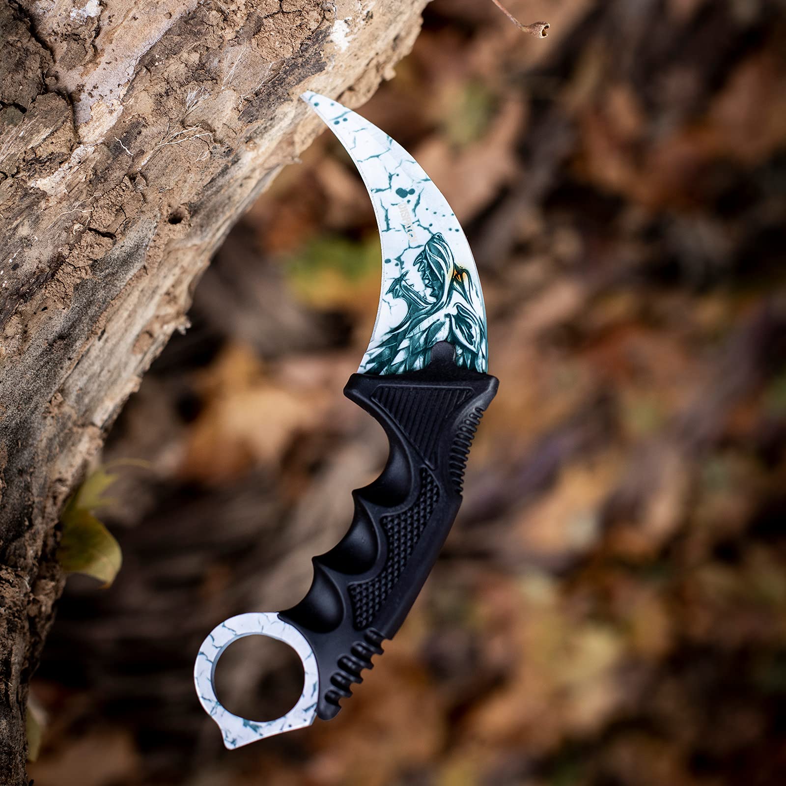 Karambit Knife - Fixed Blade Tactical Camping & Hunting Knife with Sheath & Paracord - Outdoor Survival Tool for Hiking, Bushcraft, Adventure - Perfect for Campers, Hunters & Knife Collectors