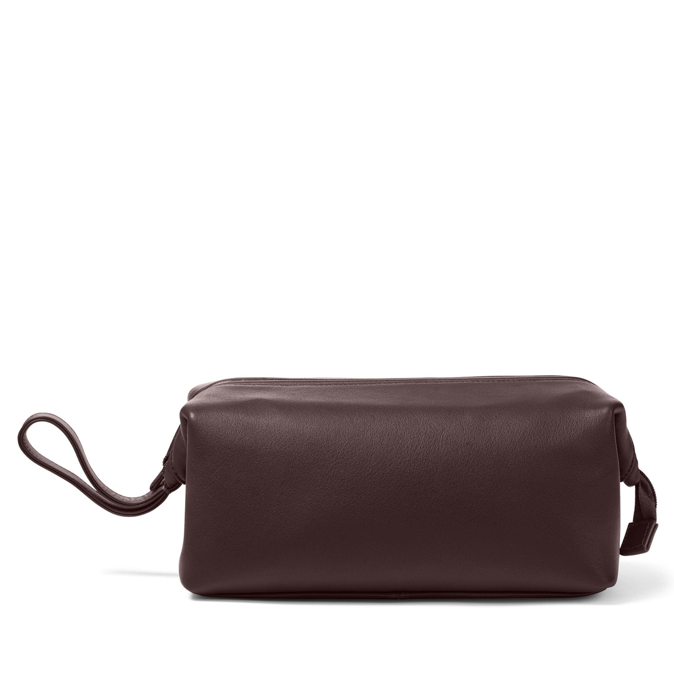 Leatherology Premium Leather Framed Toiletry Bag for Men & Women - Travel Cosmetic Organizer with Multiple Pockets for Toiletries, Makeup, and Shaving Essentials - Perfect for Vacation, Gym, and Business Trips