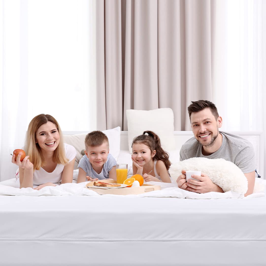 Utopia Bedding Queen Size Zippered Mattress Encasement - 100% Waterproof & Breathable Mattress Protector Cover - 6-Sided Protection for Allergies, Bed Bugs & Spills - Perfect for Homes, Hotels & Dorms (Pack of 12)
