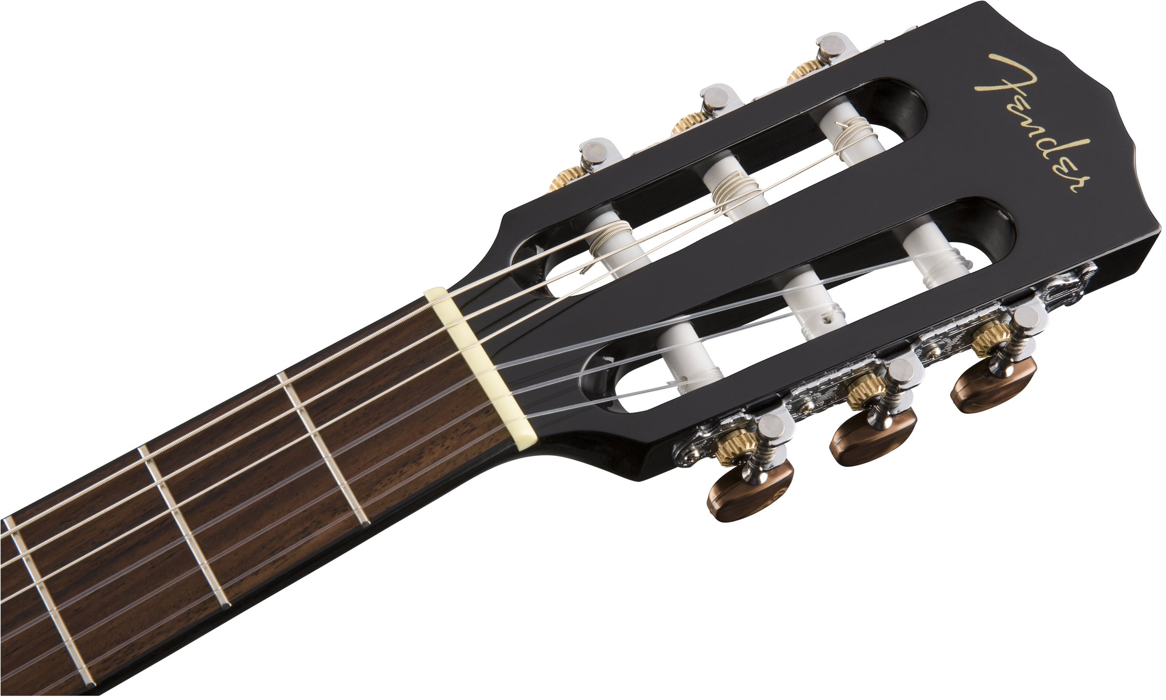 Fender CN-60S Concert Nylon String Acoustic Guitar - Black | Classical Guitar for Beginners & Professionals | Perfect for Home Practice, Live Performances & Music Lessons