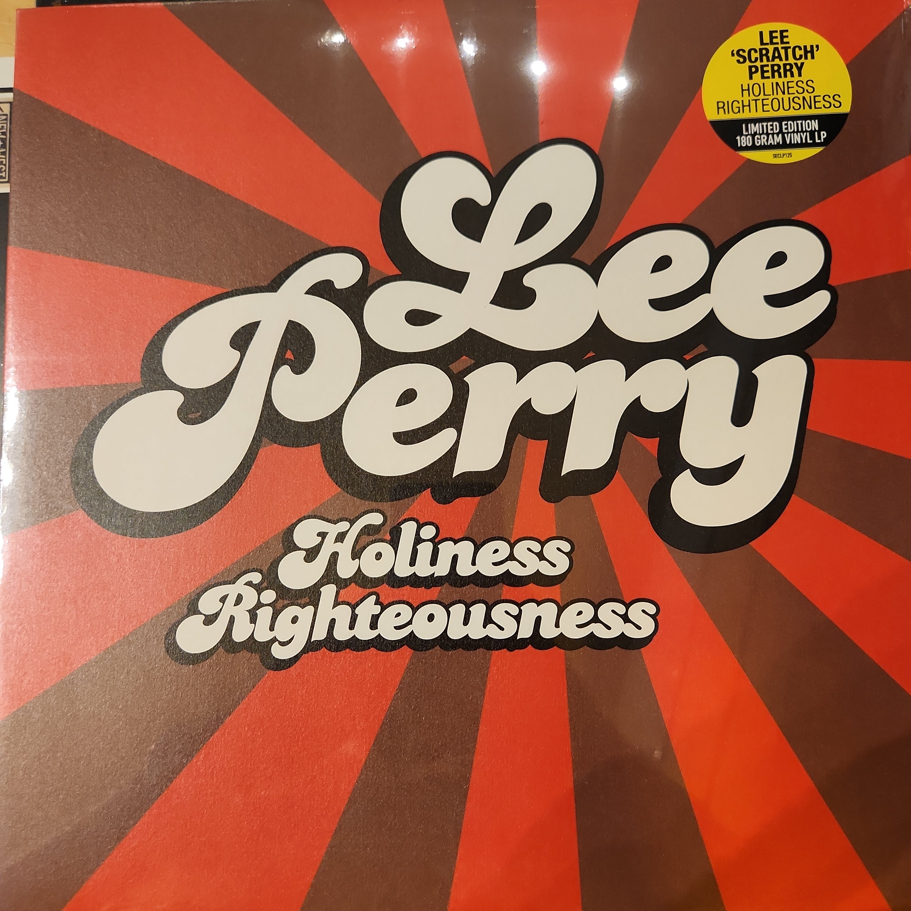 Lee Scratch Perry Holiness Righteousness Vinyl LP Record - Limited Edition Reggae Music for Home Listening & DJ Sets