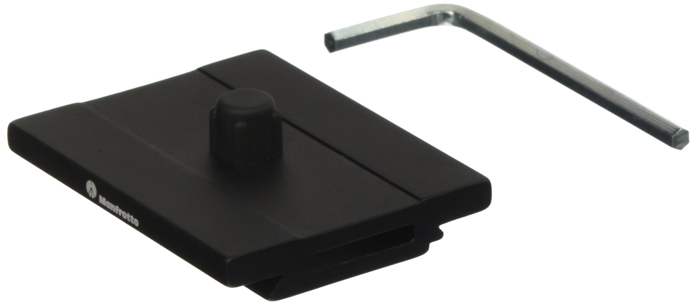 Manfrotto MSQPL Quick Release Plate for Q6 Top Lock System (Black) - Compatible with DSLR Cameras, Video Cameras & Tripods - Perfect for Photography, Videography & Travel