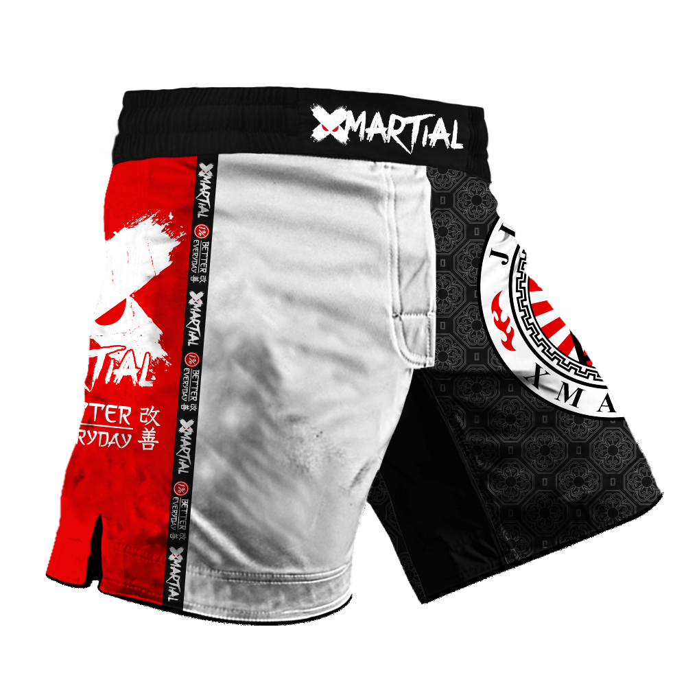 Japanese Torii 2.0 Hybrid MMA Shorts - Premium Breathable Fight Shorts for MMA, BJJ & Muay Thai Training - Perfect for Combat Sports & Gym Workouts