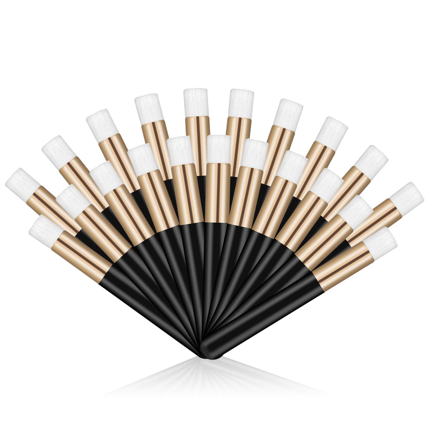 20 Pcs Blackhead & Eyelash Shampoo Brush Set - Professional Eyelash Extension Cleansing Brushes, Soft Peel Off Blackhead Remover Tools for Lash Cleansing & Facial Care - Perfect for Salon, Spa & Home Use