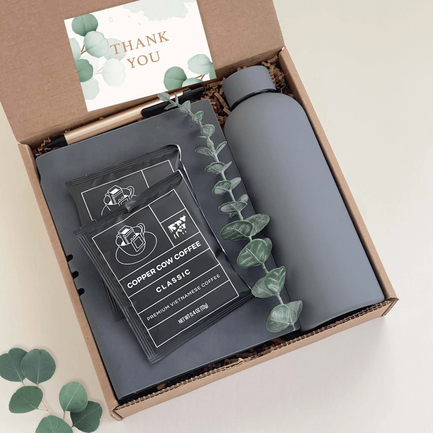 Custom Employee Appreciation Gift Set | Corporate Thank You Gift Box for Team Members | Boss & New Hire Welcome Present | Perfect for Work Anniversaries, Promotions & Recognition Events