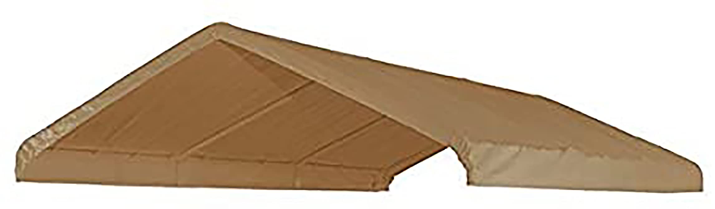 12' x 20' Replacement Canopy Cover for 10' x 20' Frame - Heavy Duty Waterproof Beige Outdoor Canopy Top - Perfect for Camping, Picnics, Backyard Parties and Outdoor Events