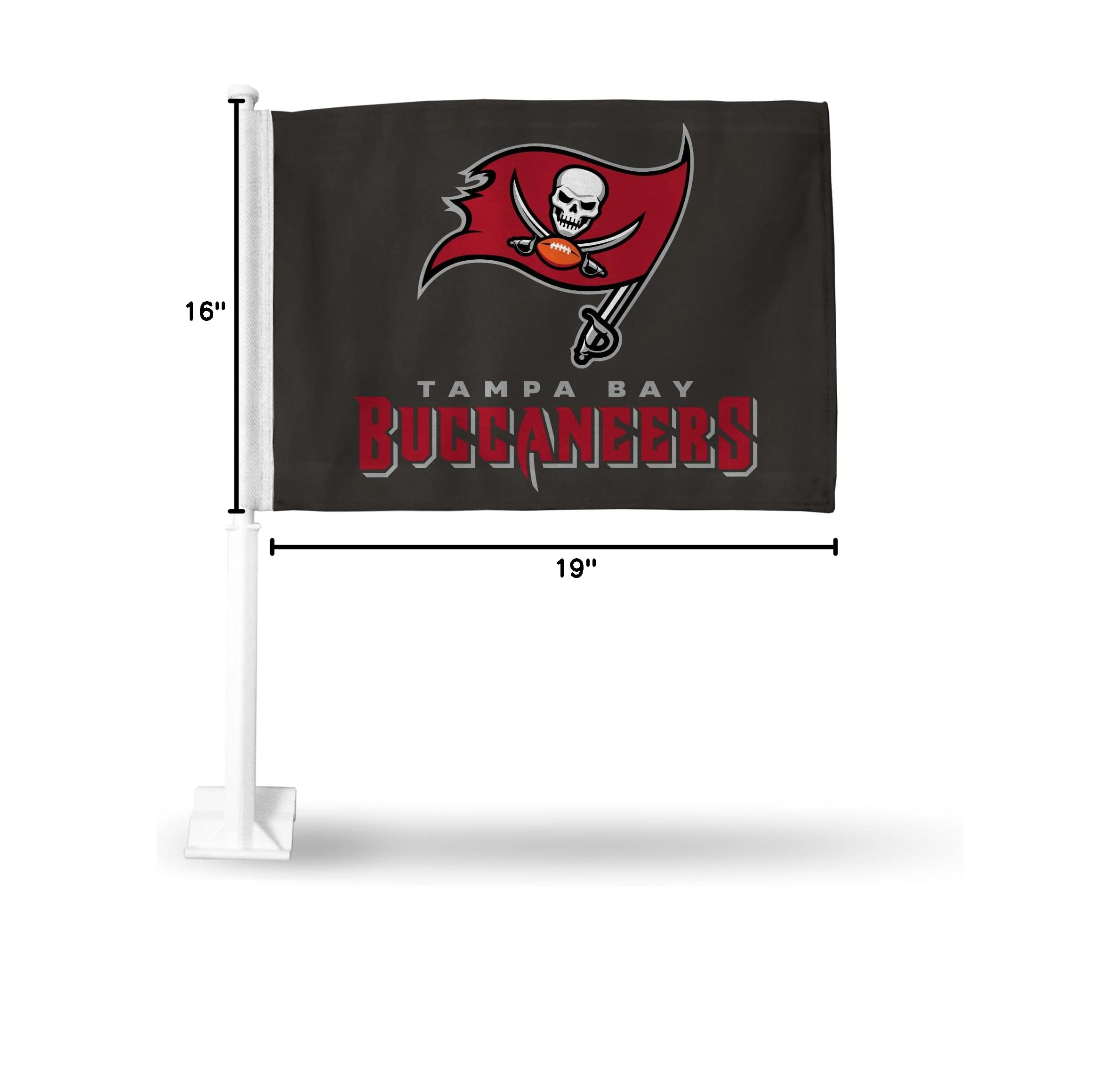 Official NFL Double-Sided Car Flag - Rico Industries Premium Team Spirit Car Accessory - Perfect for Tailgating, Game Day & Road Trips