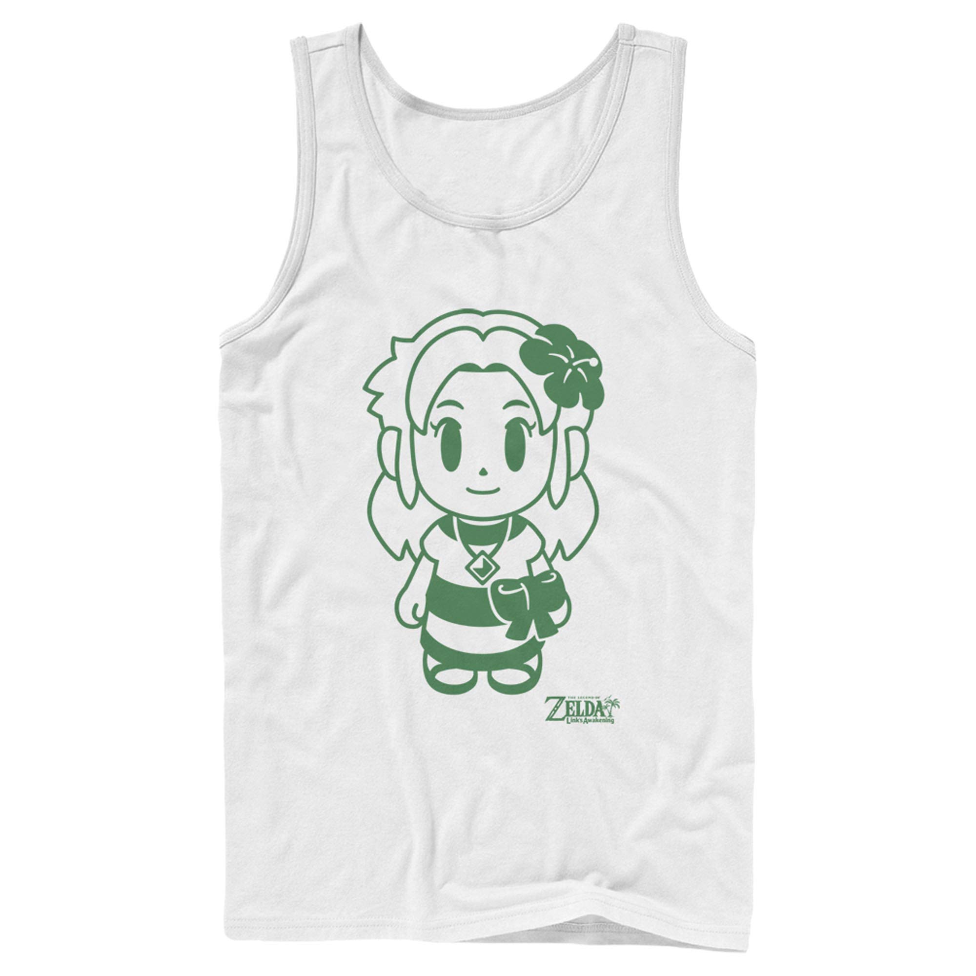 Men's Nintendo Legend of Zelda Link's Awakening Graphic Tank Top - Breathable Cotton Tee for Gaming Fans, Cosplay & Casual Wear