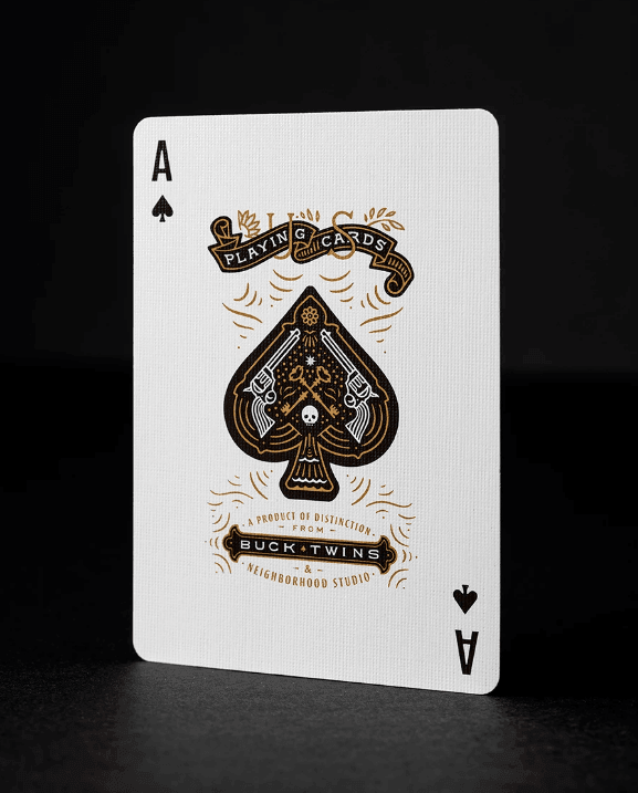 Premium Brown Drifters Playing Cards - High-Quality Poker Cards for Magic Tricks, Card Games, and Casino Nights