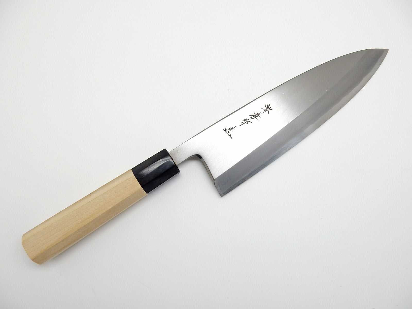 Sakai Takayuki GINSAN Silver #3 Steel Professional Japanese Deba Knife - Premium Stainless Steel Kitchen Knife for Sushi, Fish Filleting & Asian Cooking