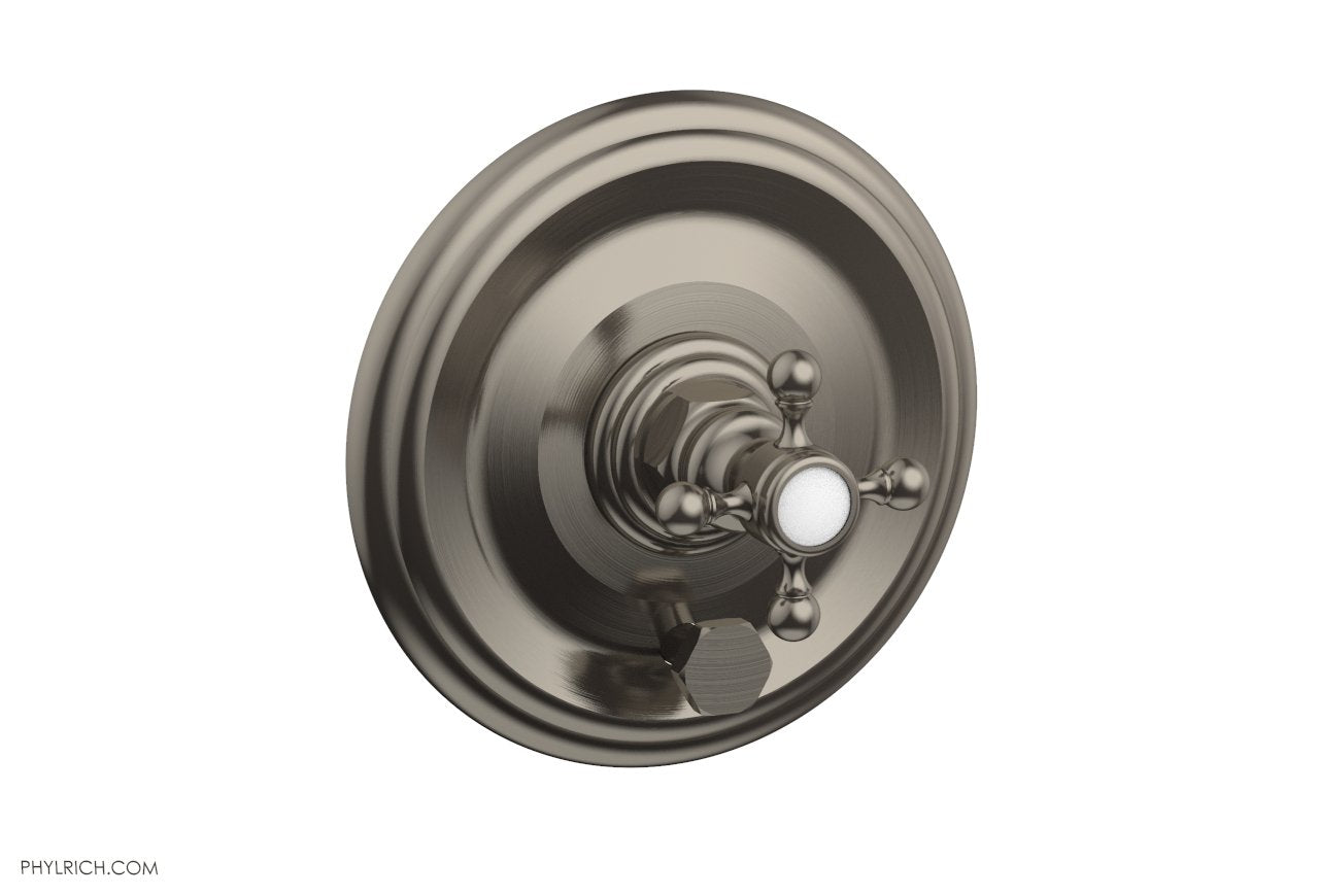 HEX TRADITIONAL Pressure Balance Shower Valve Trim Set with Diverter and Handle - Chrome Finish - Perfect for Bathroom Renovation and Modern Home Upgrade