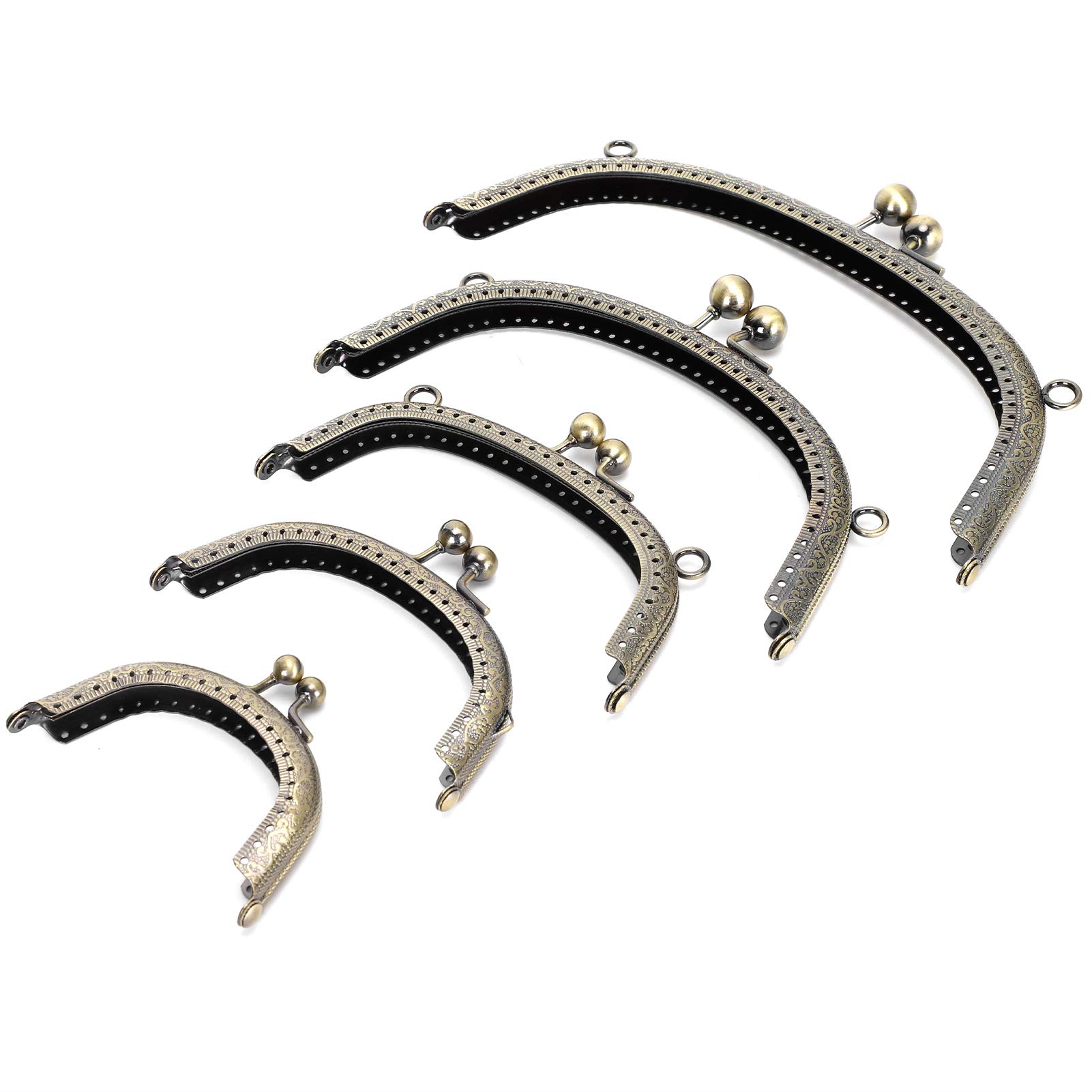 Kiss Clasp Lock - Durable Metal Purse Frame for Evening Bags, Dinner Bags, Handbags & Luggage | Perfect for Formal Events, Travel & Everyday Use
